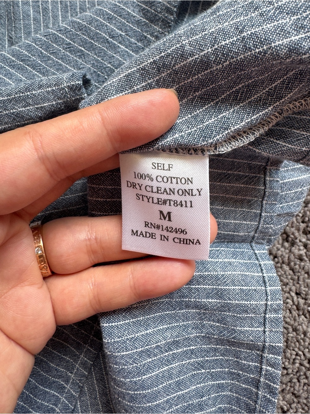 Farrow Off-Shoulder Ribbed Blouse - Light Blue - Picture 5 of 5